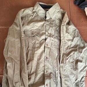 DC Skate Men's Olive Green Button-Up Shirt